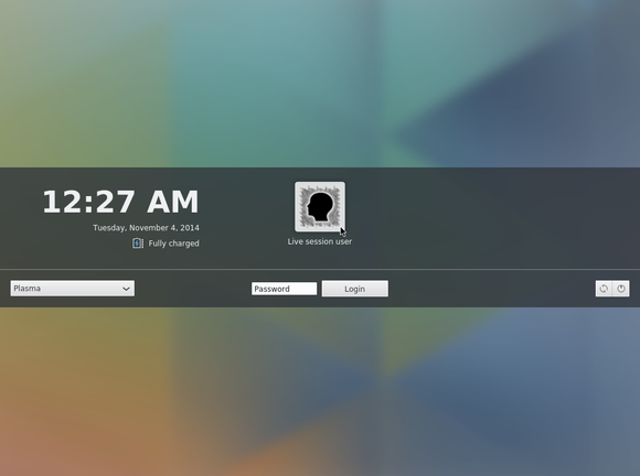 plasma 5.0 greeter