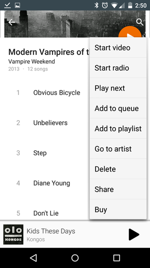 google play music desktop player start from run