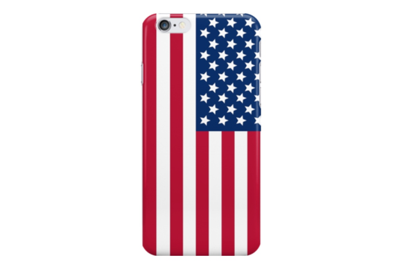 redbubble americanflag iphone
