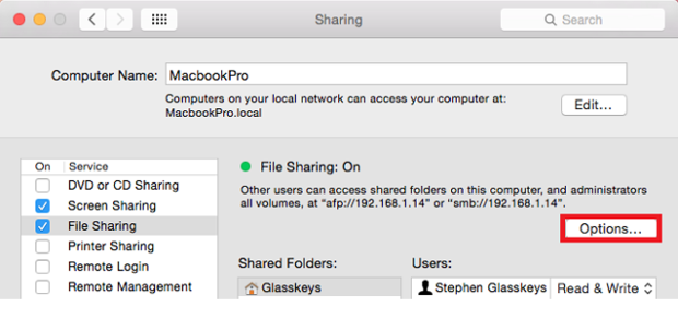 share drive on mac with windows 10