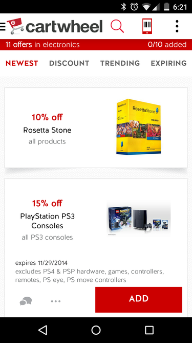 target cartwheel