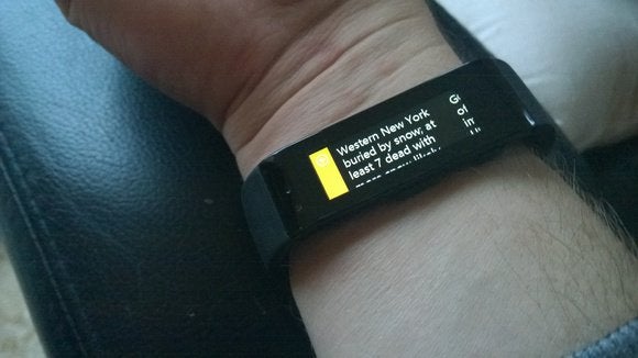 Microsoft Band Cortana tile