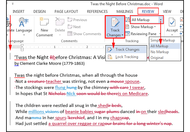 How To Remove Formatting Track Changes In Word 2016