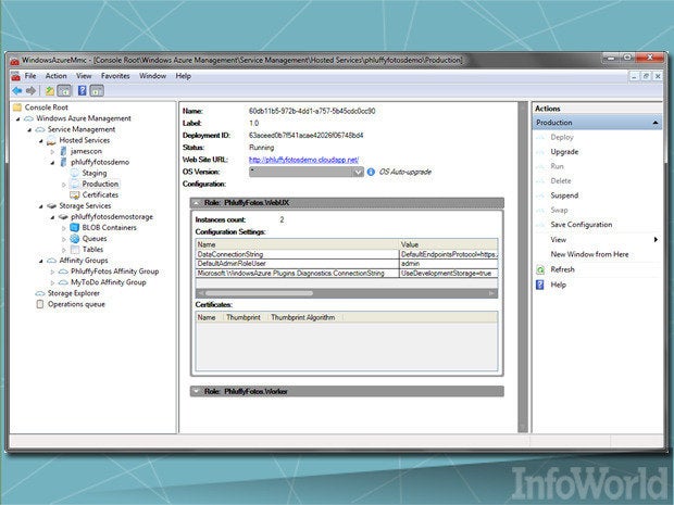 Windows Azure Platform Management Tool (MMC)