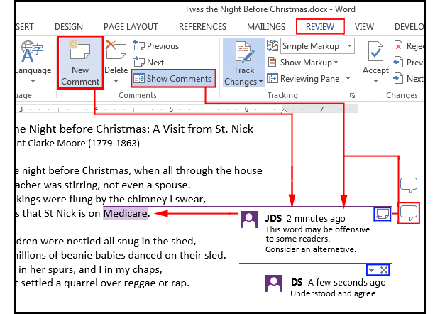 line at top of page after making endnote word