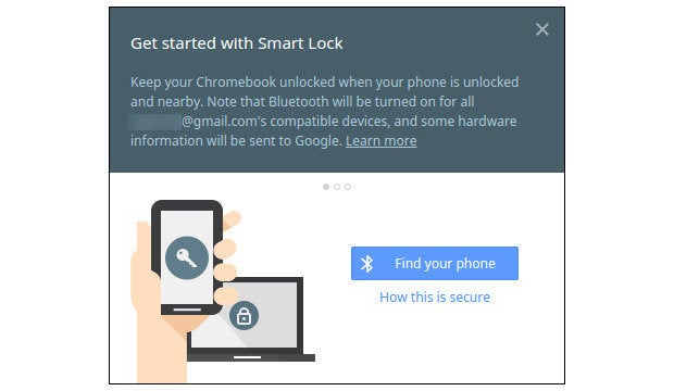 Android 5.0 Lollipop Chromebook Smart Lock