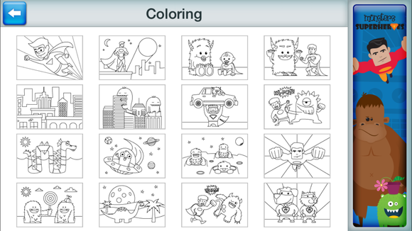 comic book maker coloring