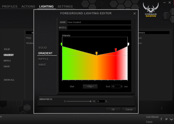 Corsair K70/K95 Software