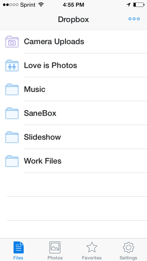 dropbox mobile