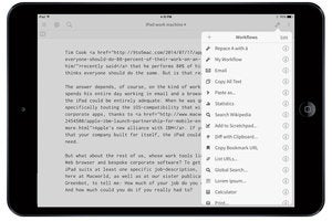 editorial in ipad