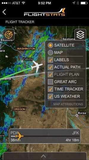 flightstats map