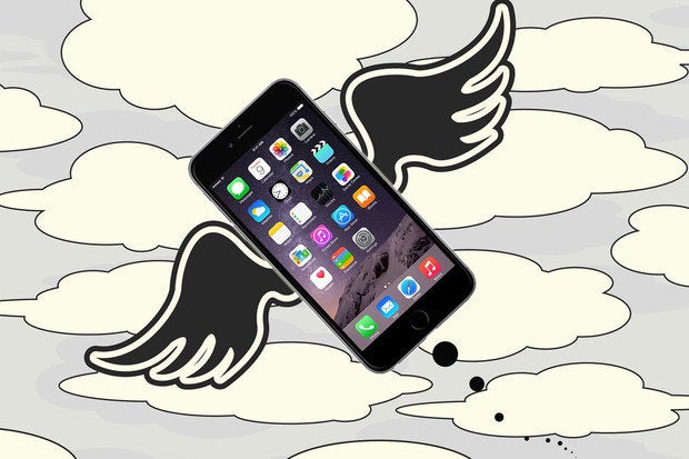 winged flying iphone 6