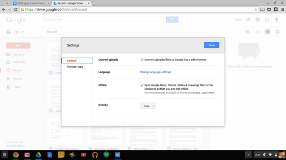 google drive offline