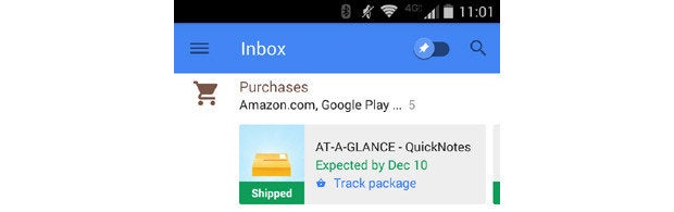 Google Inbox Highlights
