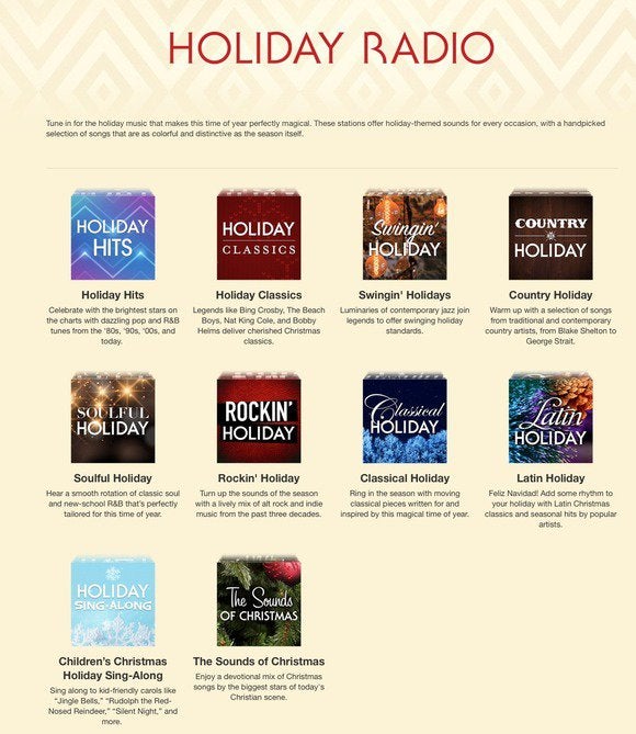 itunes holiday music