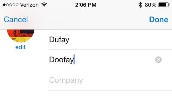 mobile contact tips phonetic name 7