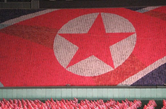 north korea flag games