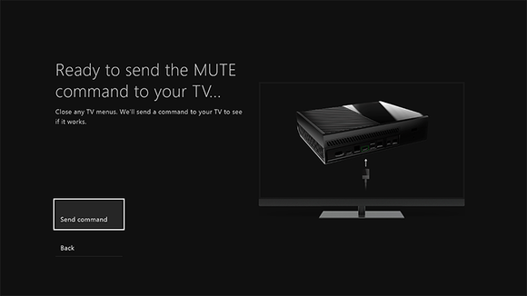 send mute command to xbox