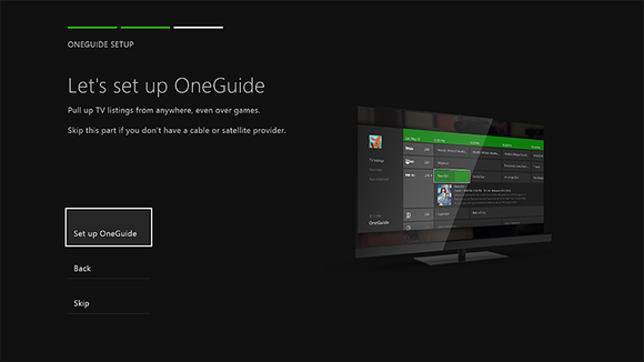 set up oneguide