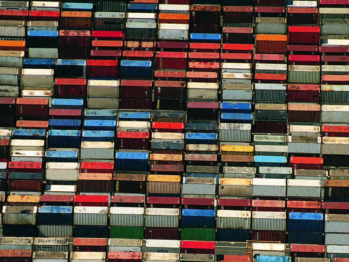 shipping containers cargo containers harbor industry commerce