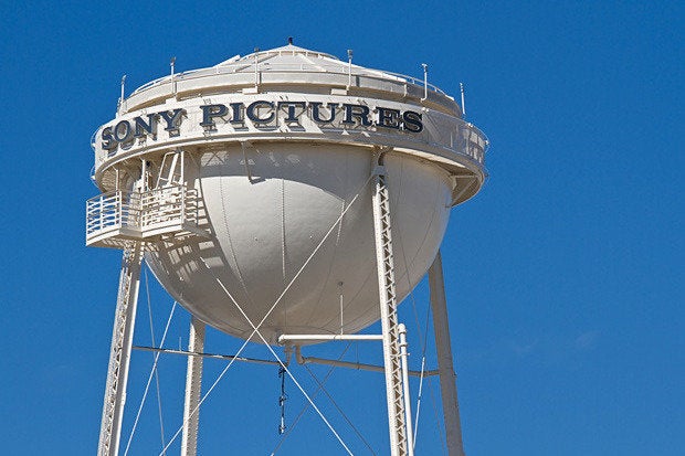 sony pictures water tower