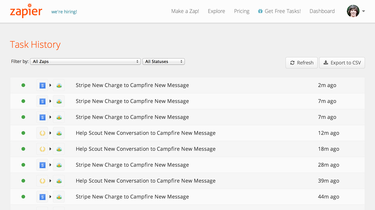 zapier task history