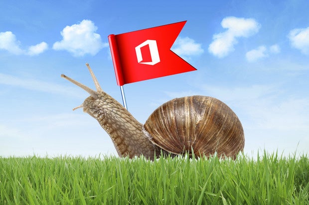 Microsoft Office snail crawl slow