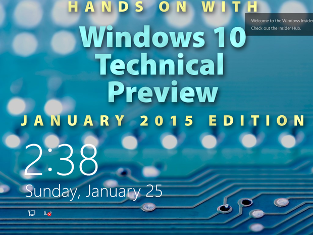 Windows 10 January 2015 technical preview