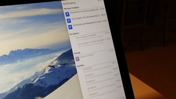 Windows 10 notifications