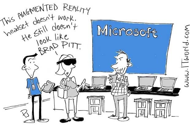 When reality needs more augmenting CARTOON  ITworld