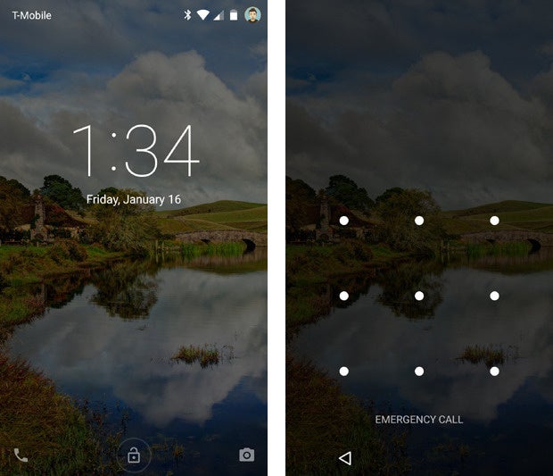 Android 5.0 Lollipop - Lock Screen Steps