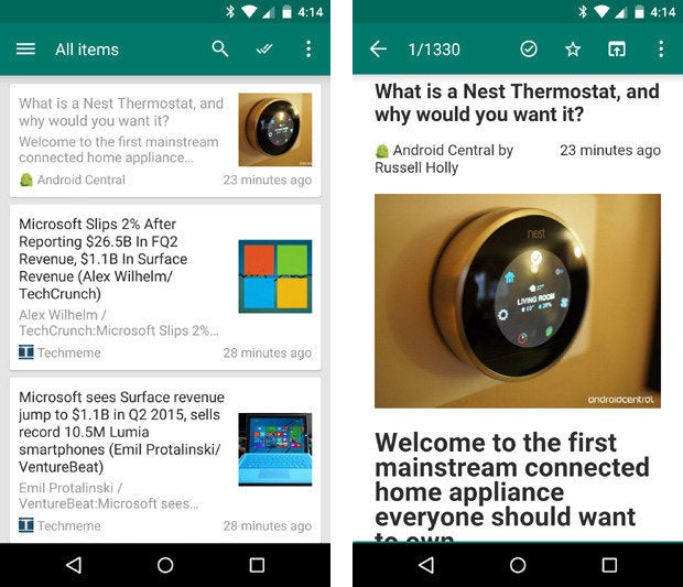 Android Essential Apps: FeedlyReader