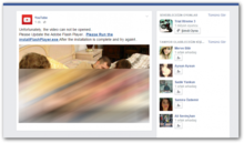 Malicious Facebook post