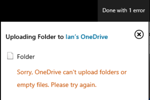 cantuploadfolderonedrive