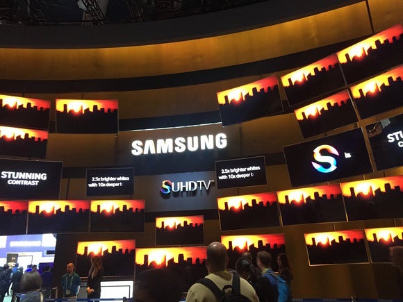ces 2015 samsung tv orange