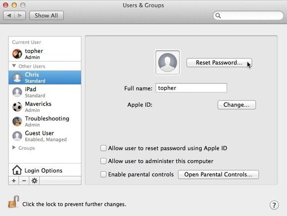 apple wont accept iphone password on macbook