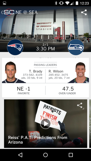 scorecenter super bowl