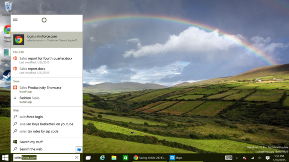 Windows 10 search