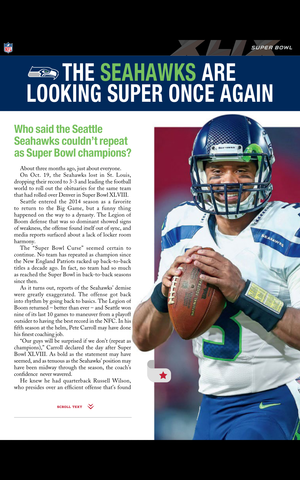 super bowl program