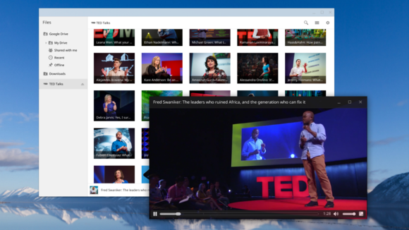 ted talks files app extension