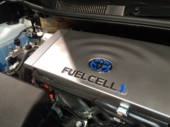 toyota mirai fuel fell cover engine sf auto show