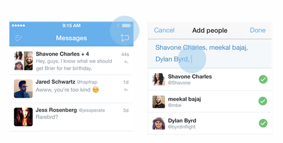 twitter group dm