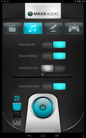 venue8 maxxaudio