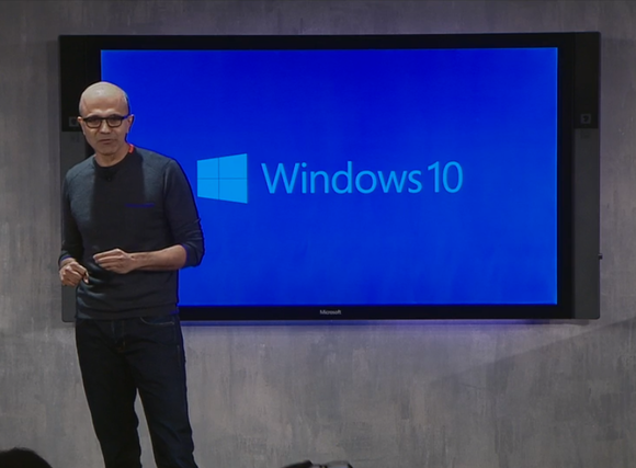 windows10 satya nadella