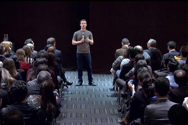 Mark Zuckerberg, speaking in Colombia