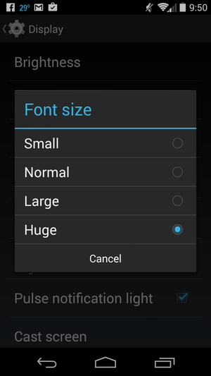 android tip supersize screen text 1