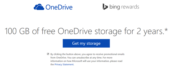 bing rewards onedrive