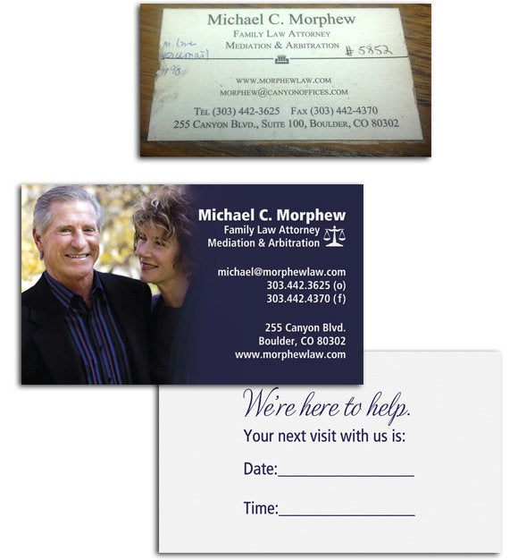 business card replacement