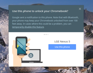 Chromebook Phone Unlock