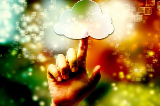 cloud computing finger touch